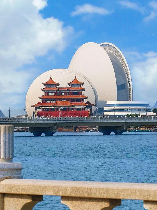 珠海seawalk🐚打卡日月贝网红机位🗺️附地图