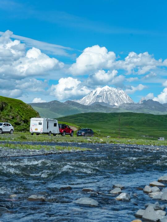 🚙 公路旅行硬派越野车+拖挂房车组合 	 ✅ 1车满足4人住宿 | ...