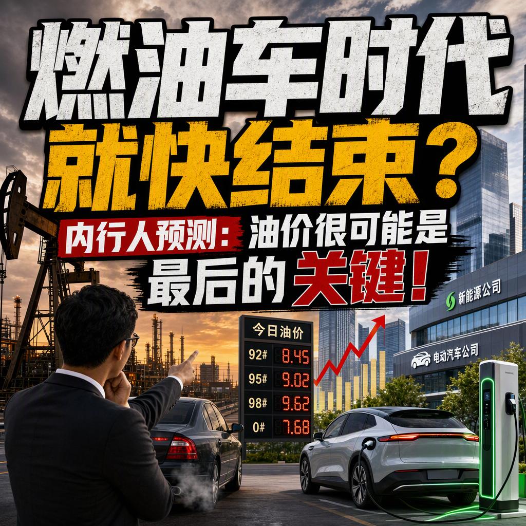 很多人觉得燃油车至少还能再风光十年，但油价这根弦一绷紧，燃油车的倒计时恐怕要提速