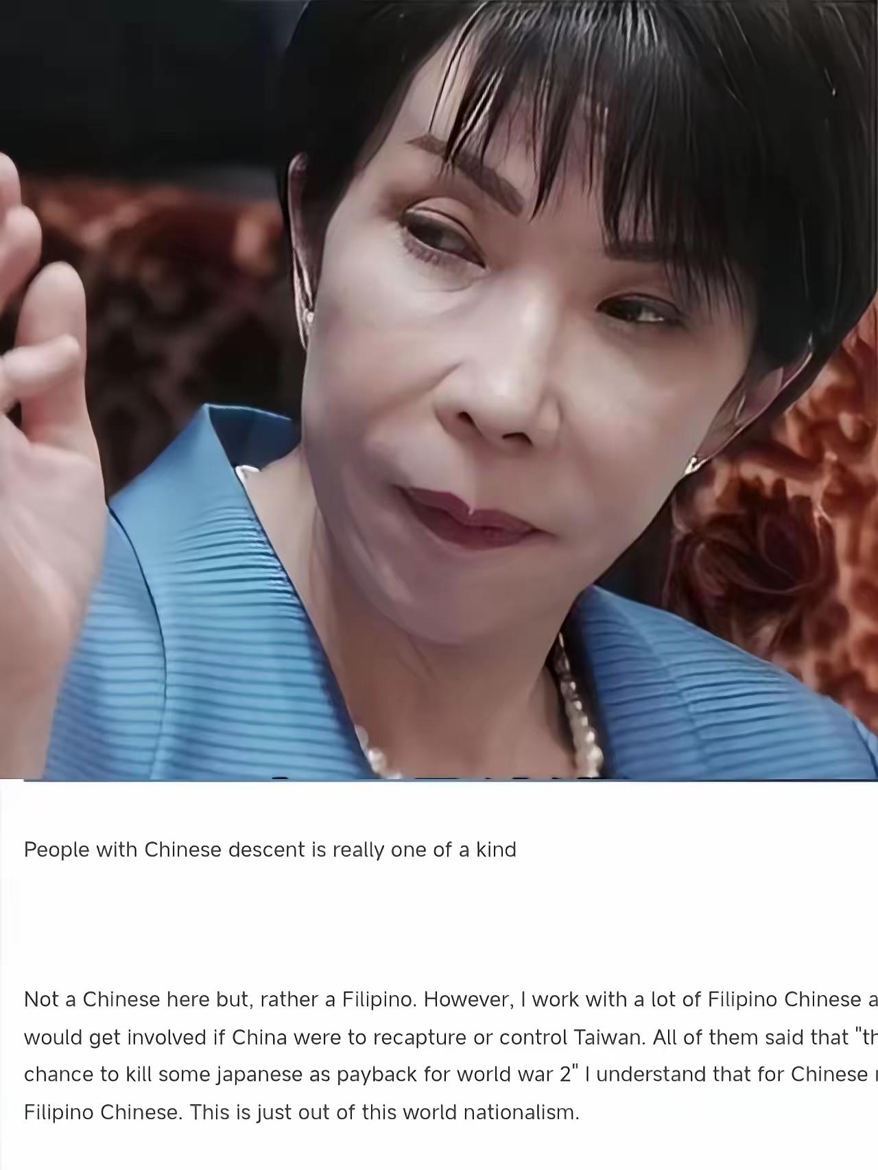 他原本发了篇短文想批判中国大陆民众喊战的这种危险想法，没想到
​从菲律宾到马来、