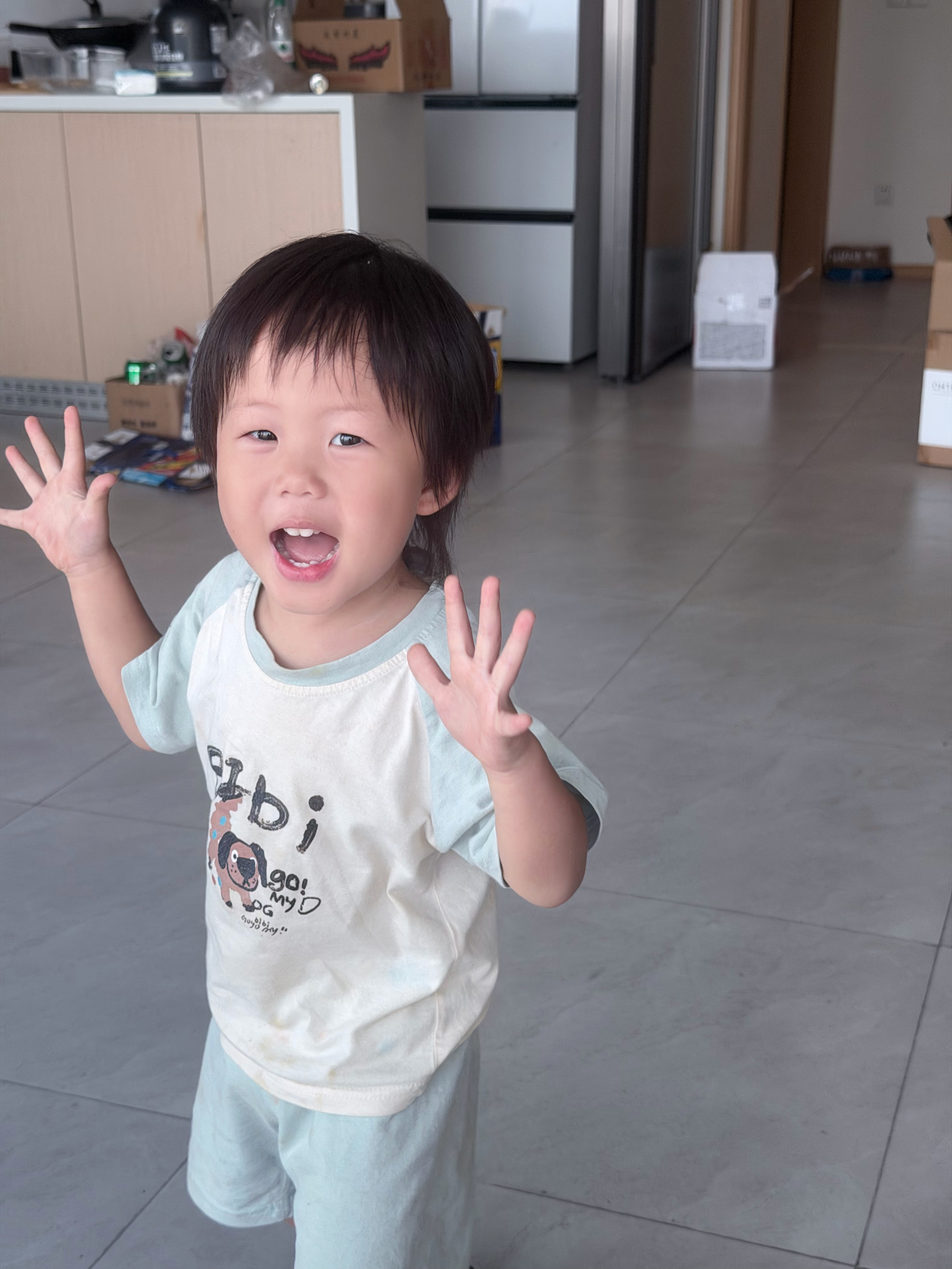 动态的李小屁怎么可以这么可爱！！！萌娃养成记