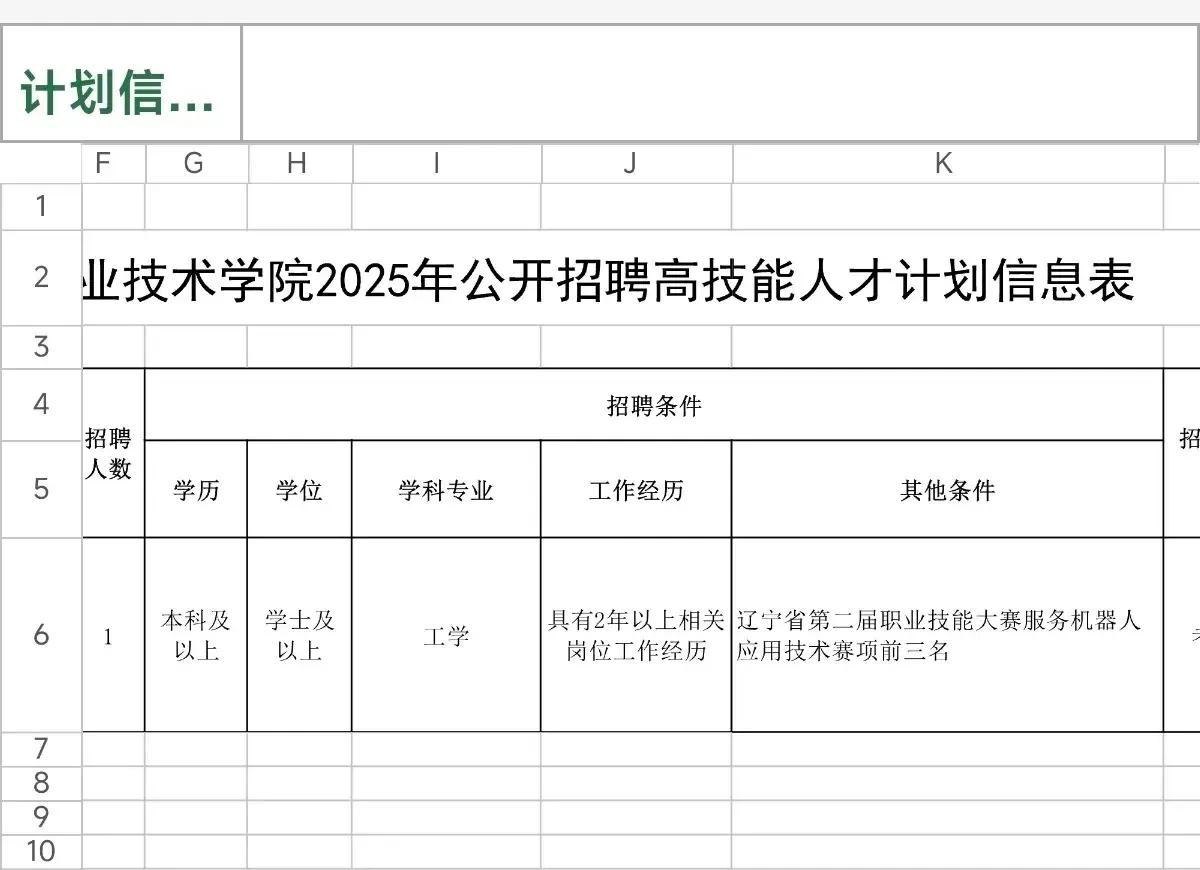 辽宁省某高校的招聘，备注栏里要求是第二届职业技能大赛机器人应用技术赛的前三名，如