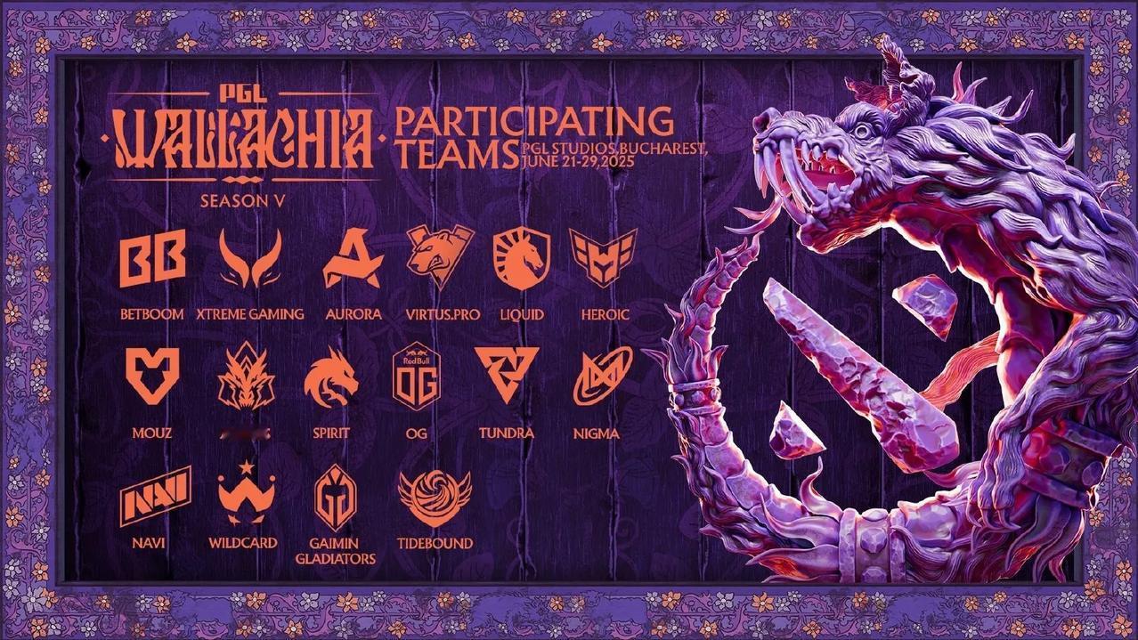 DOTA2: PGL S5公布十六支直邀队伍，XG AG在列

由于时间问题，这