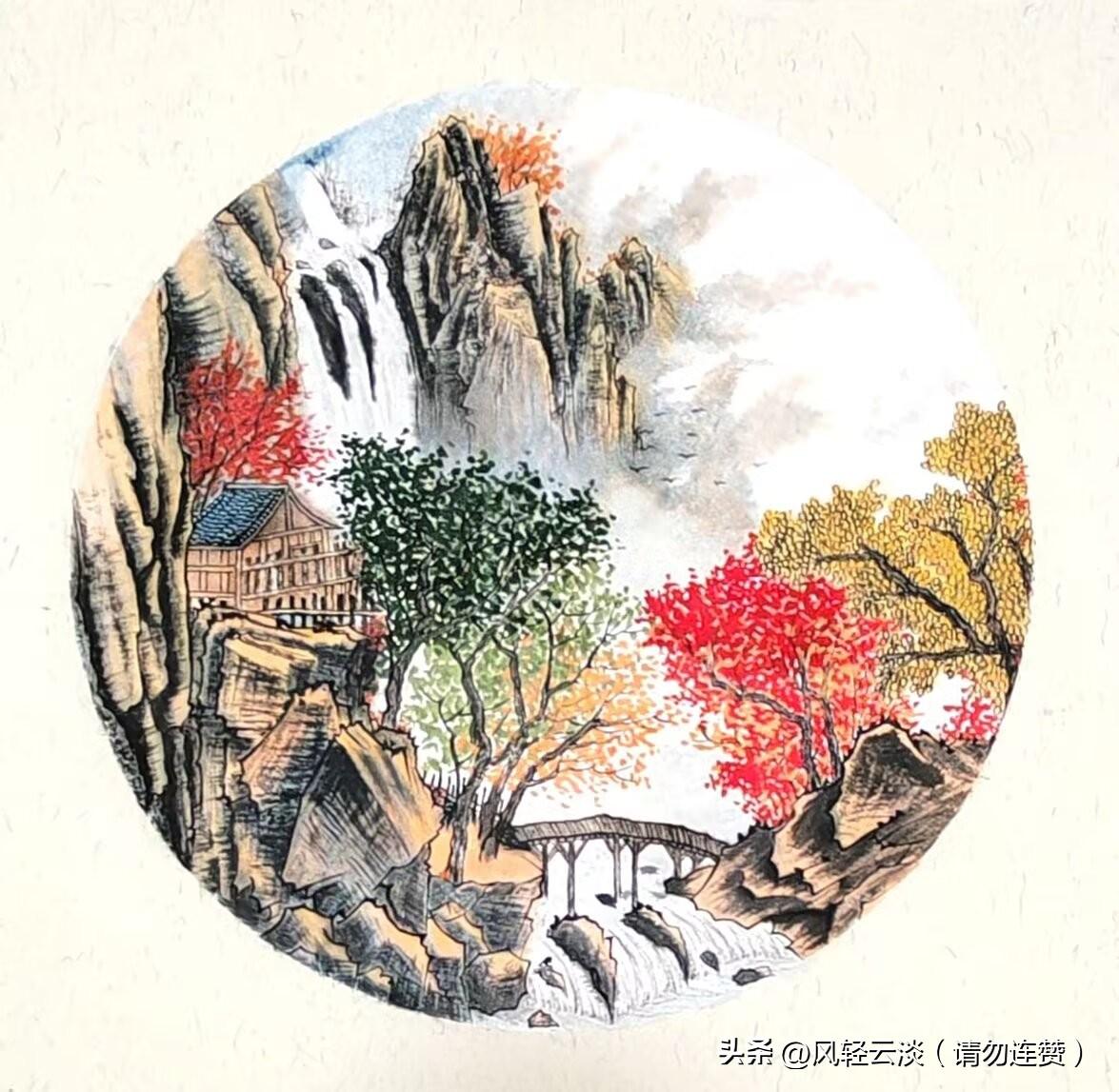 我喜欢画画，退休之后，不打麻将，闲睱之余网上学习国画，重拾儿时的梦。
今天又完成