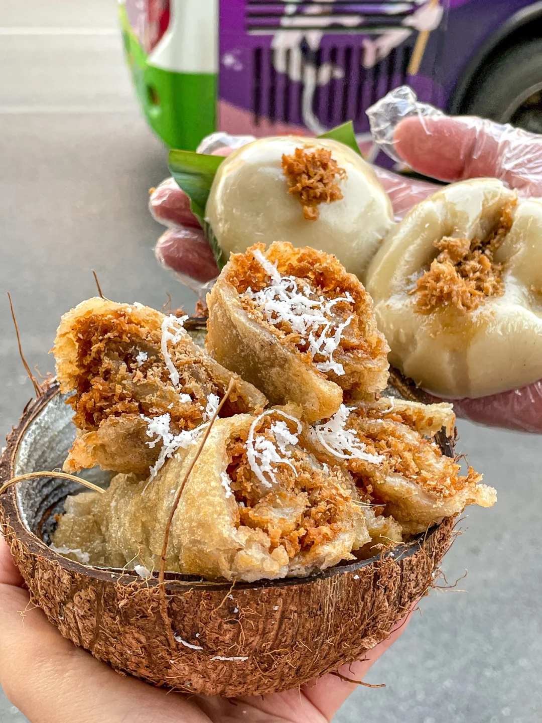 在长沙吃到了正宗海南小吃！糯叽叽薏粑好绝！