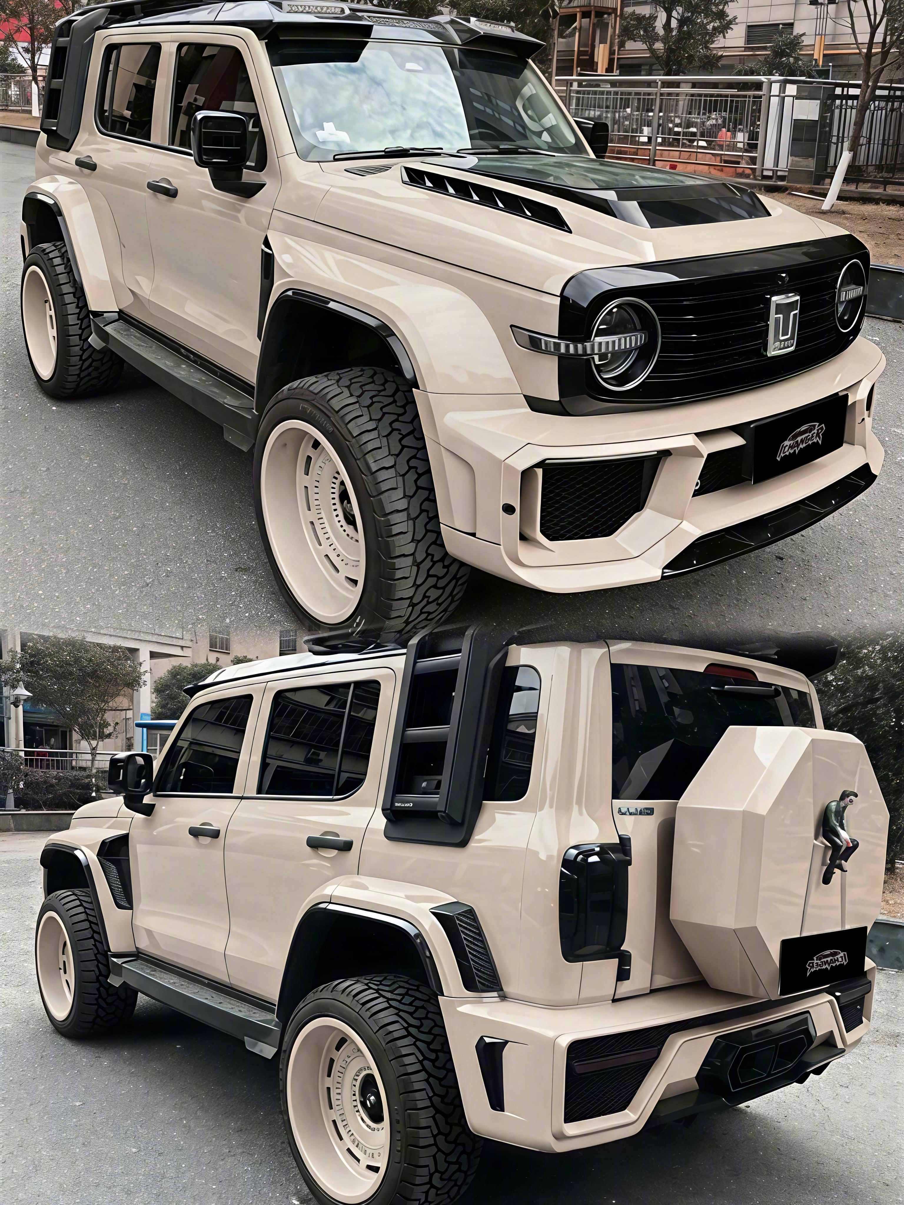 国产硬派越野颜值天花板非坦克 300 莫属！肌肉线条与精致细节双向拉满。越野王者