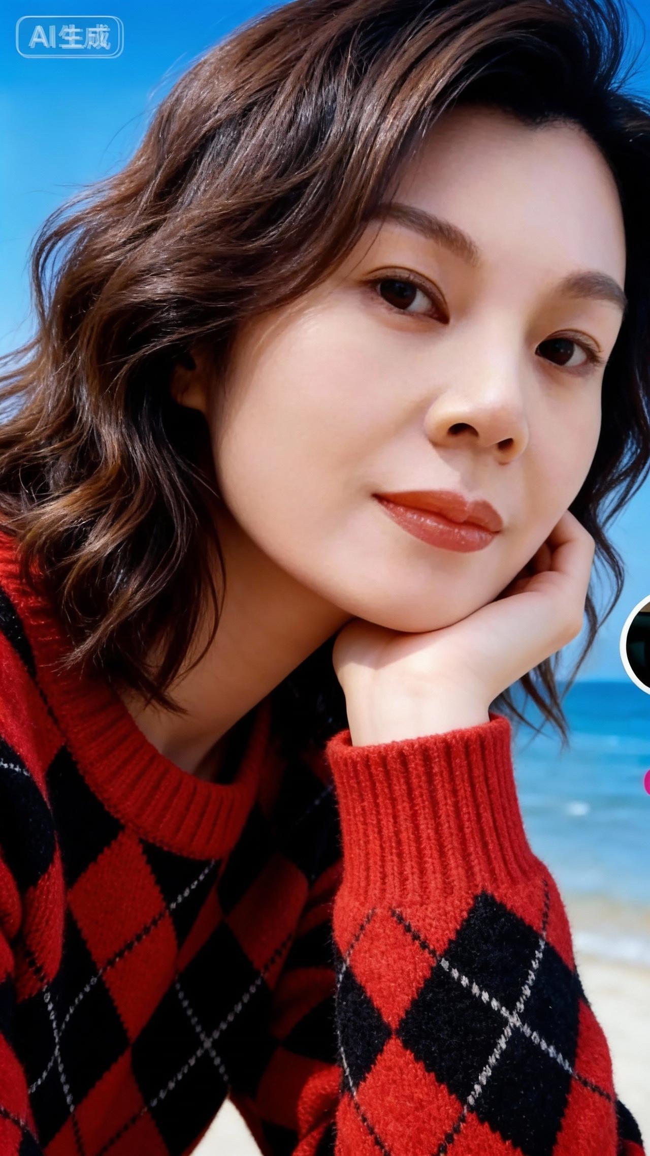 红唇妆 传统服饰