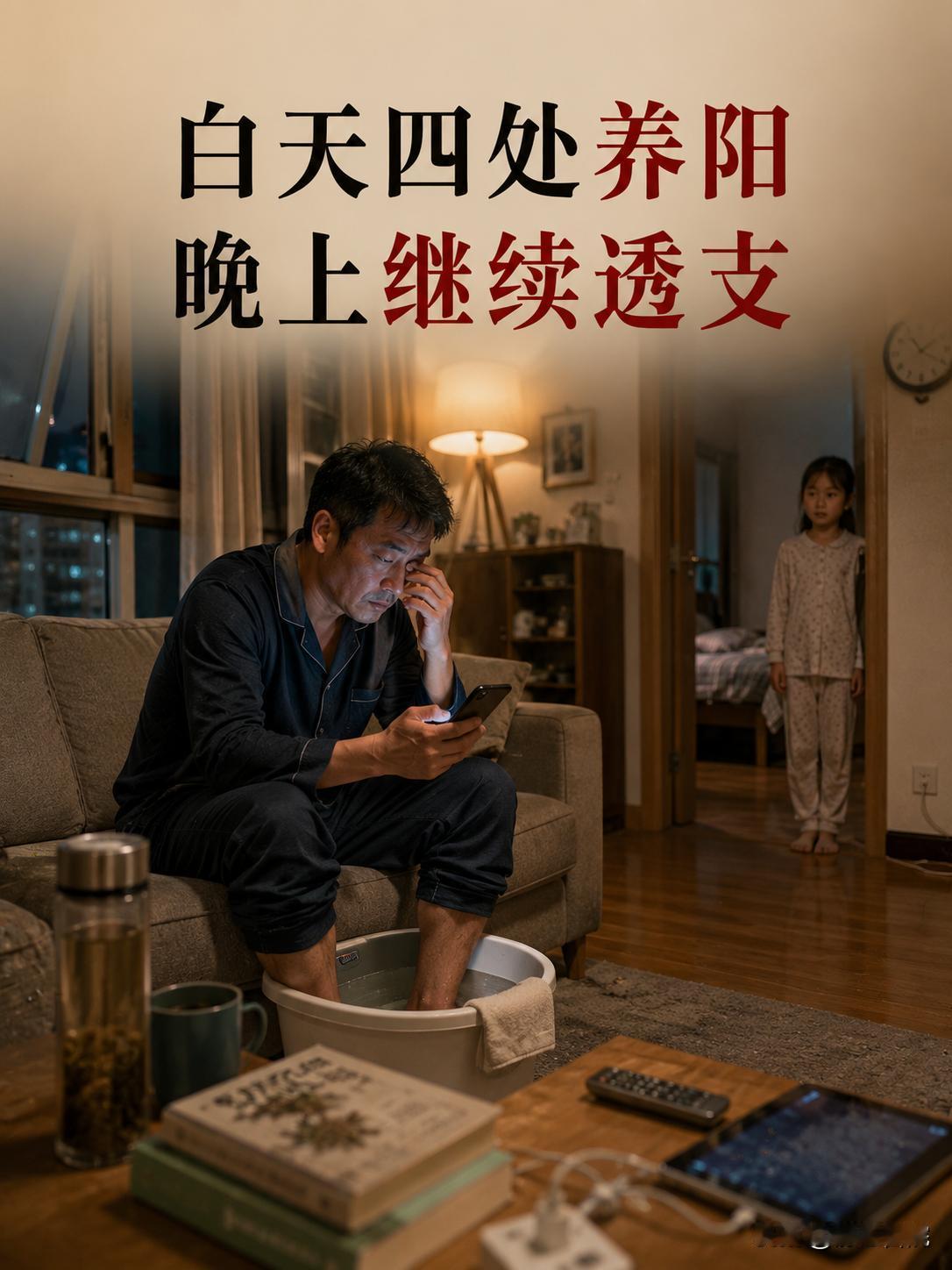 一个人阳气慢慢耗掉的迹象：白天喊累，晚上却舍不得睡

老吴最近迷上了养生。

办