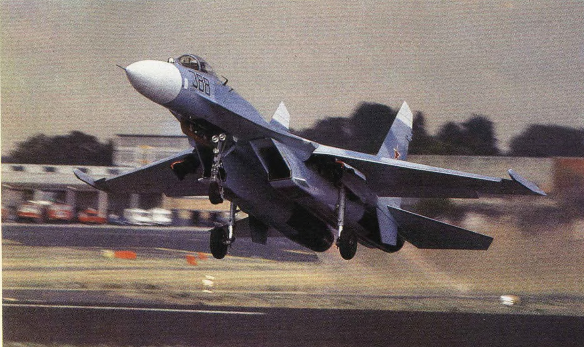分享圖片：蘇聯蘇霍伊Su-27“側衛”重型戰鬥機 ​​​