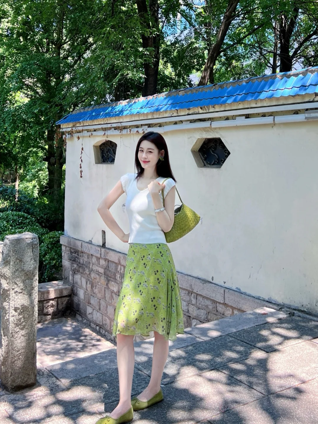 胶片🎞️简简单单出个门 绿色带来夏日清凉