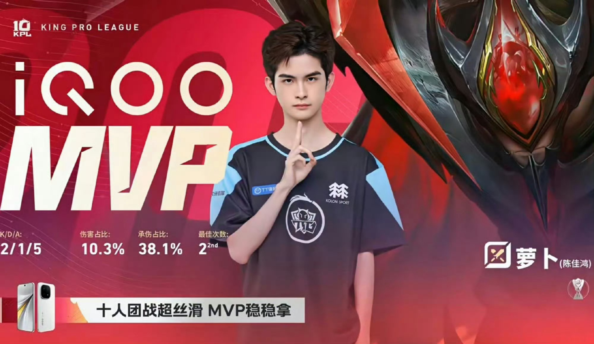 广州TTG率先拿到赛点，目前比分2:0本局MVP给到了萝卜的白起！萝卜白起完美团