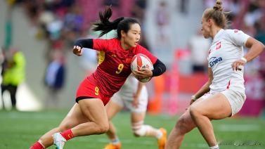 [橄榄球]中国女橄豪取21连胜
中国女子橄榄球队在马德里世界橄榄球资格赛上，以四