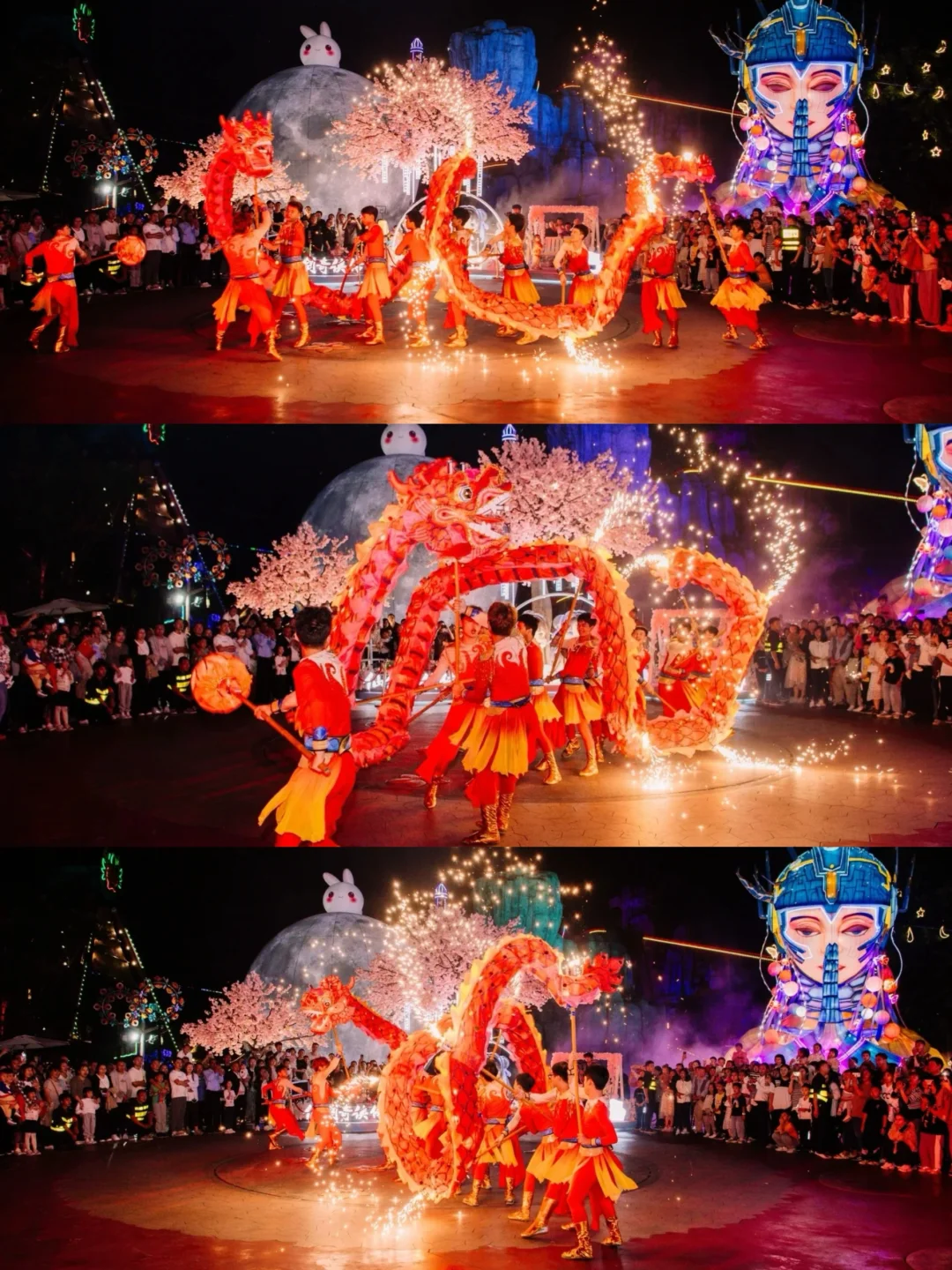 广州也有非遗舞火龙‼️看烟花红红火火过新春