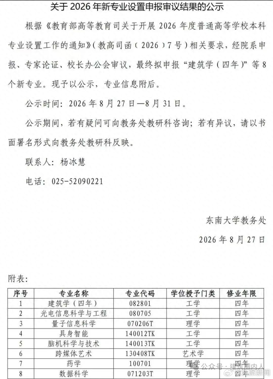 #多所高校将建筑学专业缩短4年制#【#专家谈高校拟申报4年制建筑学专业#：缩短学