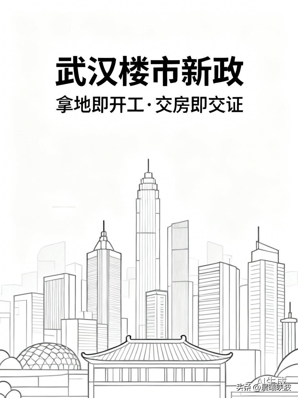 武汉楼市大动作！拿地即开工、交房即交证，买房人吃下“定心丸”

  武汉楼市迎来