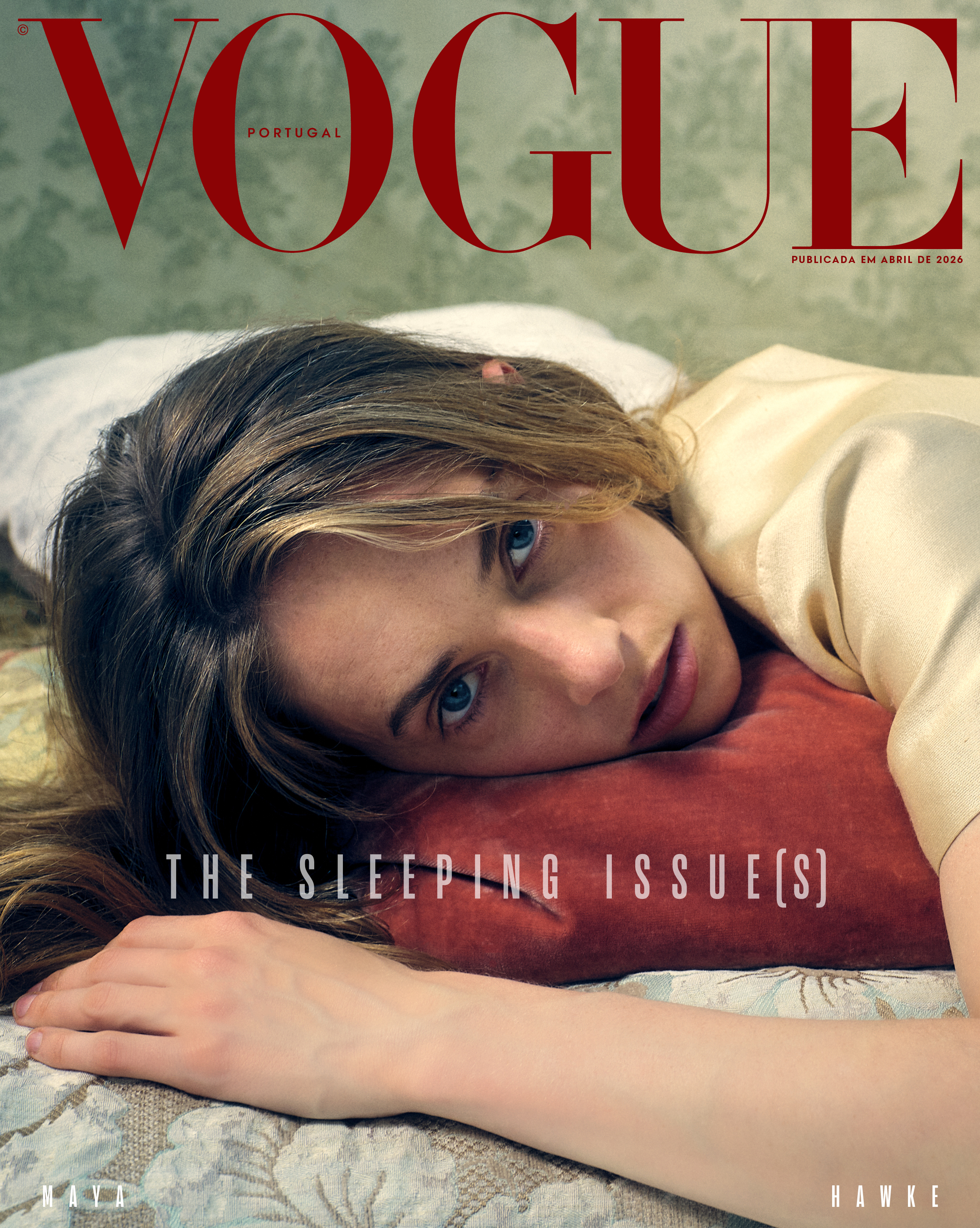 玛雅·霍克登上《VOGUE》葡萄牙版“睡眠特刊”封面 