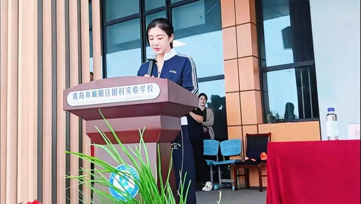 陈梦在国科大运动会，梦姐的实力放在现在也是响当当的，相信她，坚定不移！
梦姐一直