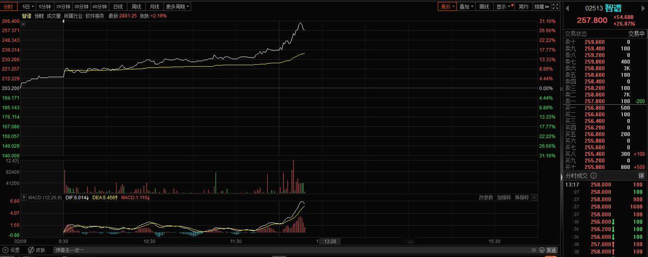 港股智普大爆发，一旦站稳30%涨幅，那么A股AI应用还会更上一层楼。
