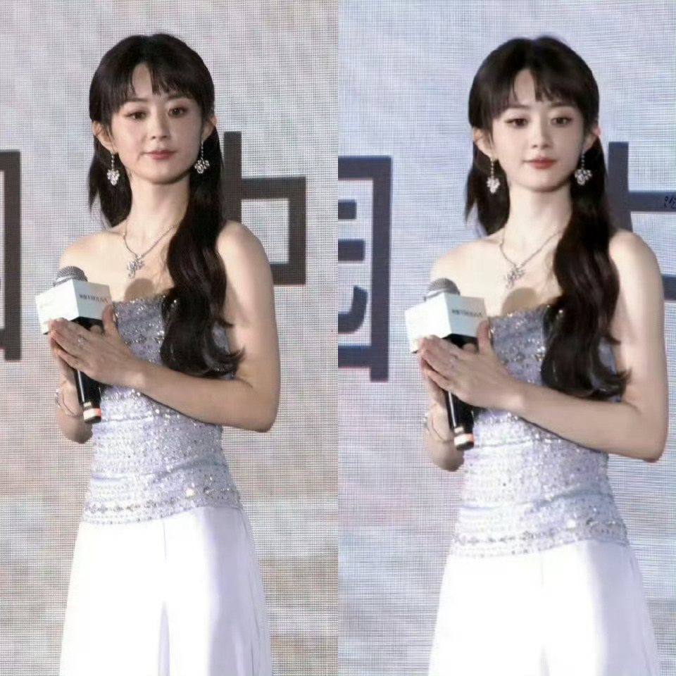 杨幂赵丽颖活动生图杨幂长的太权威了，赵姐也很美，只是生图和精修有一点区别，都很美