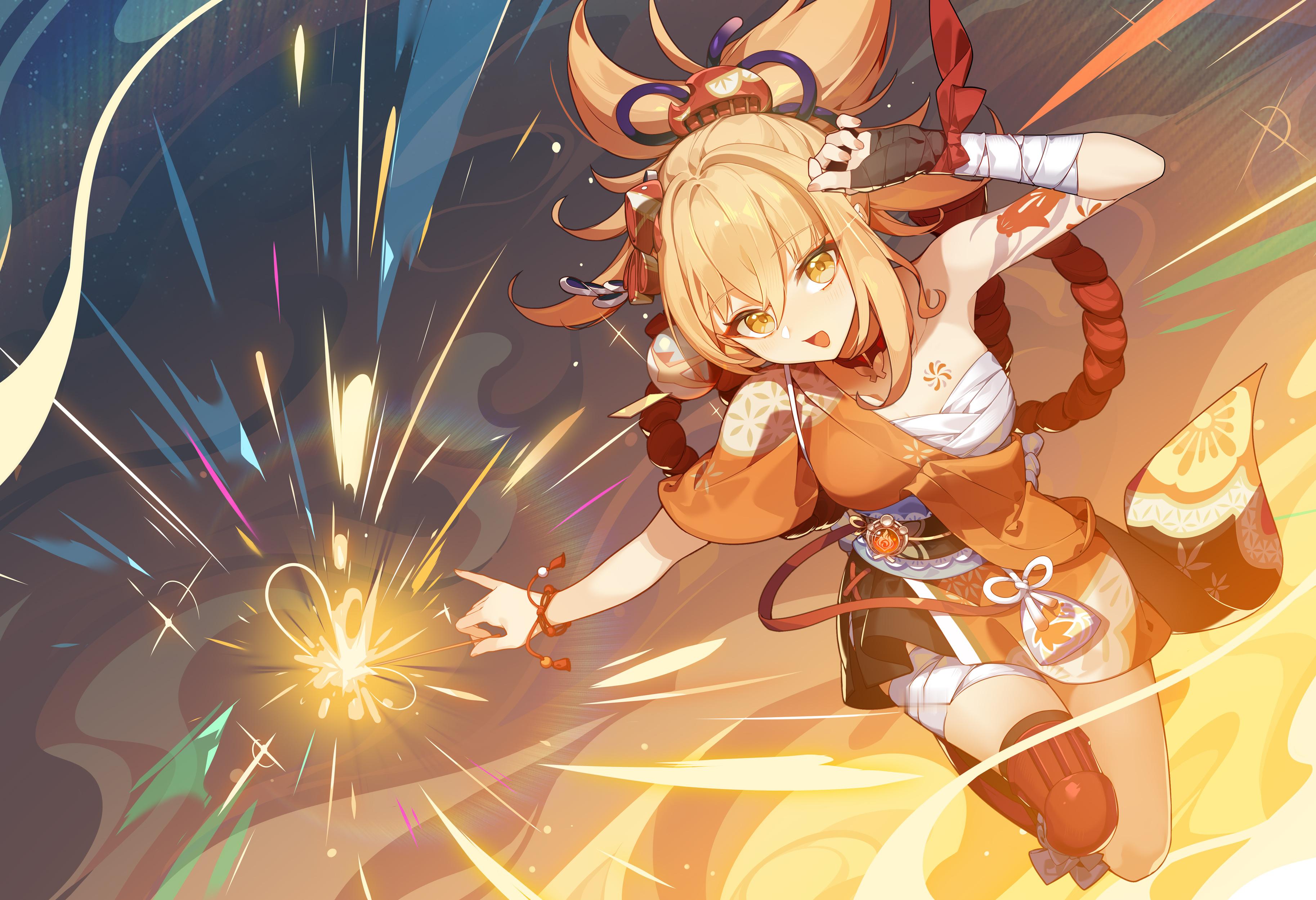 逆飞的流星cr:画师 hongmo2021#原神##原神5.0版本##超话创作官