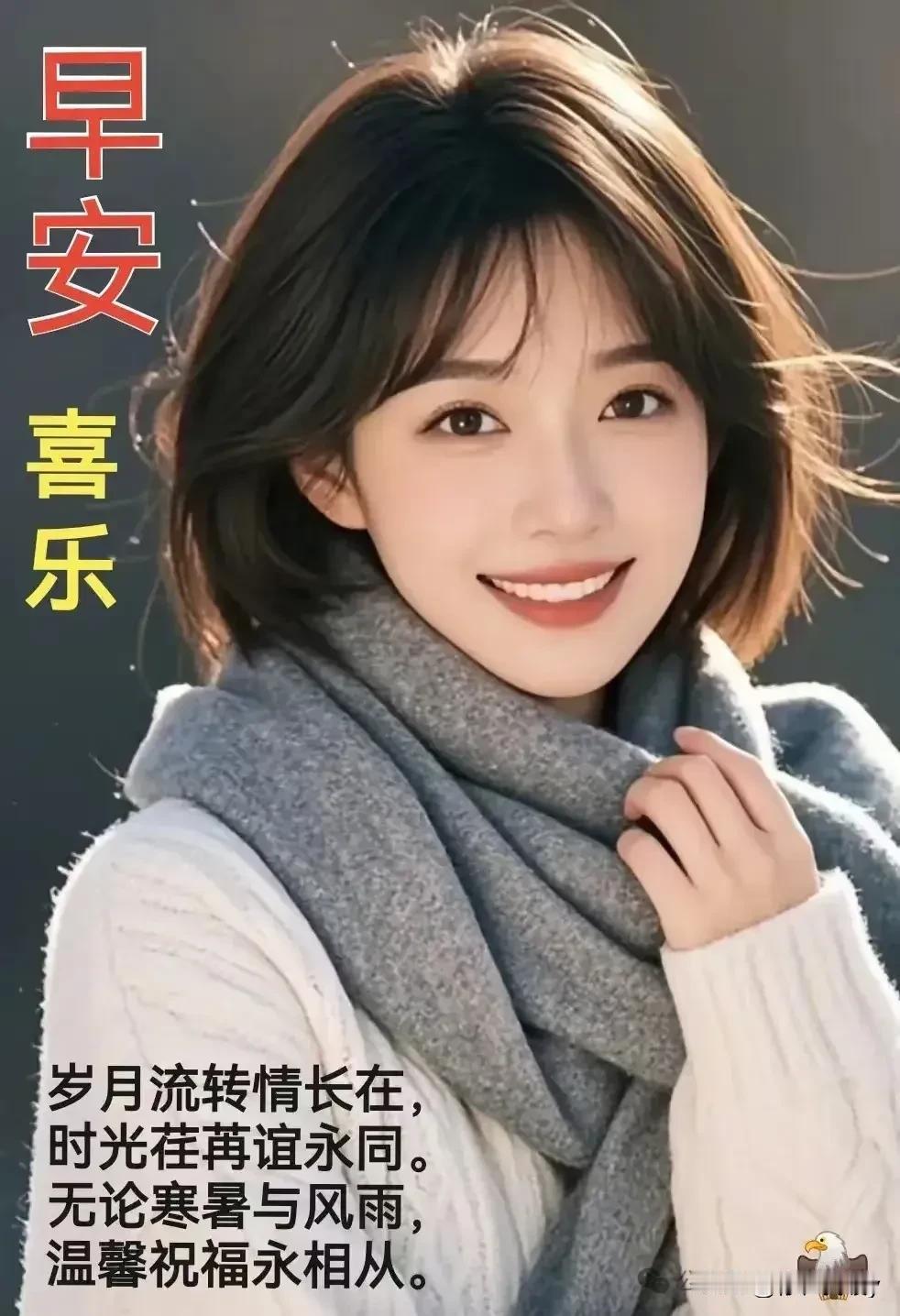 天冷心不冷，真情暖心房；
天寒情依旧，友谊绕身旁。
问候随风至，愿您心自暖；
虽