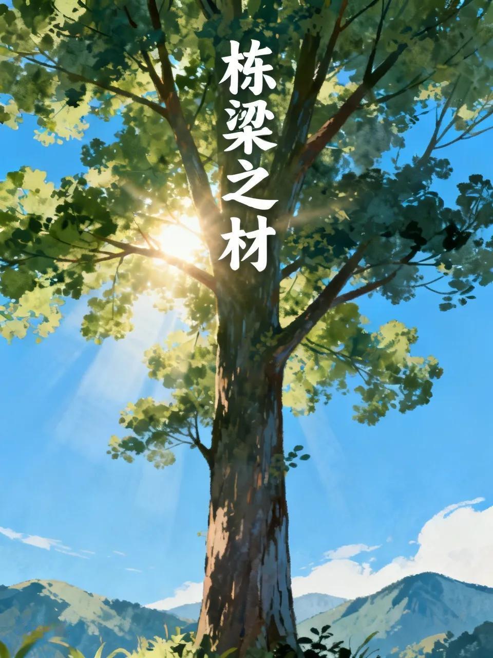 出上：门前桃树依旧在，
对下：院外栋梁盖新屋。