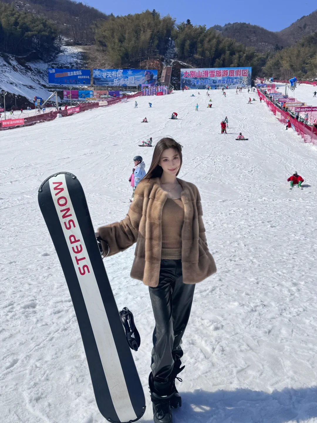 在霍山实现滑雪自由🏂