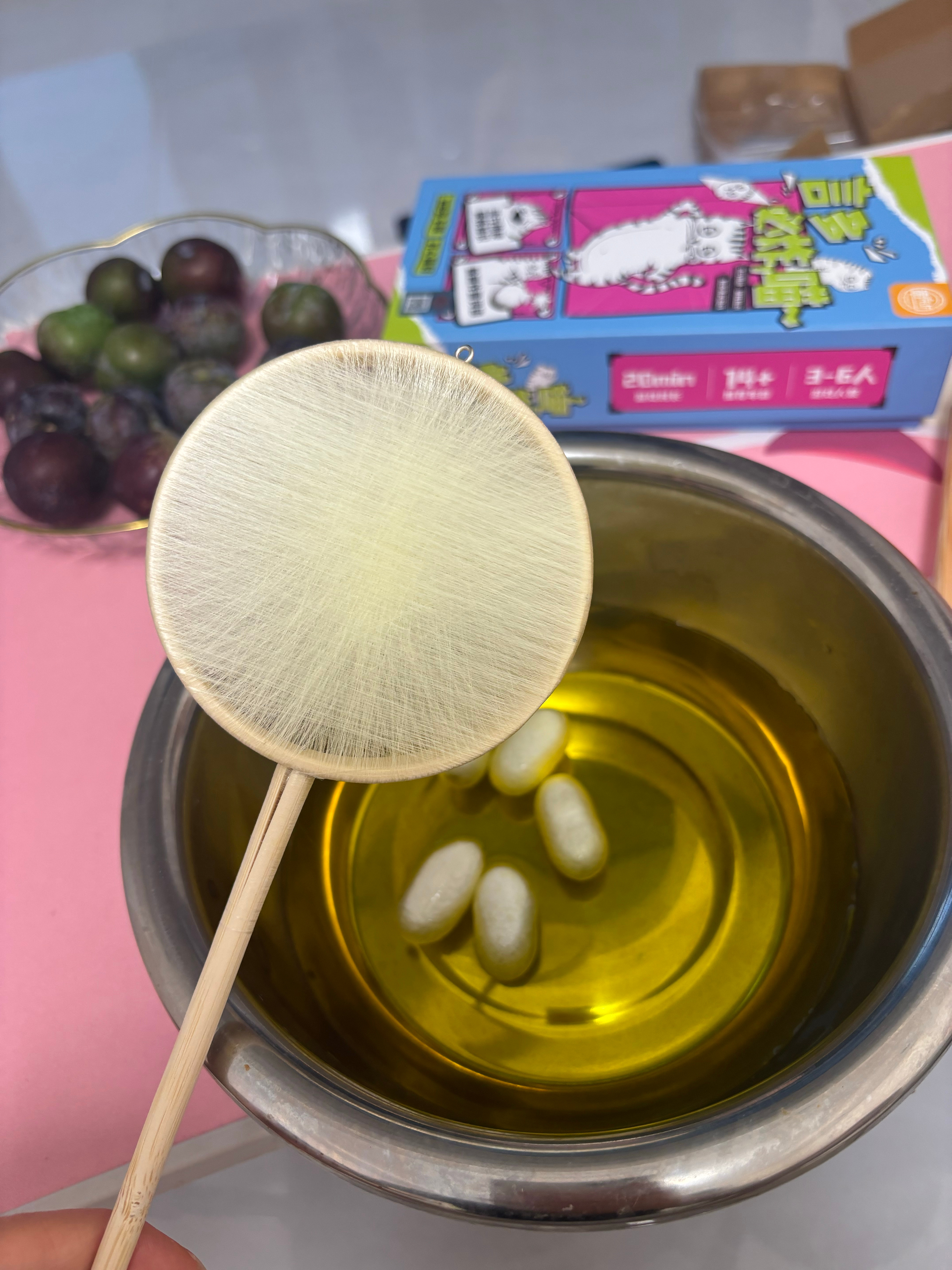 哦耶✌️蚕丝扇🪭蚕丝小挂件🎐收工 