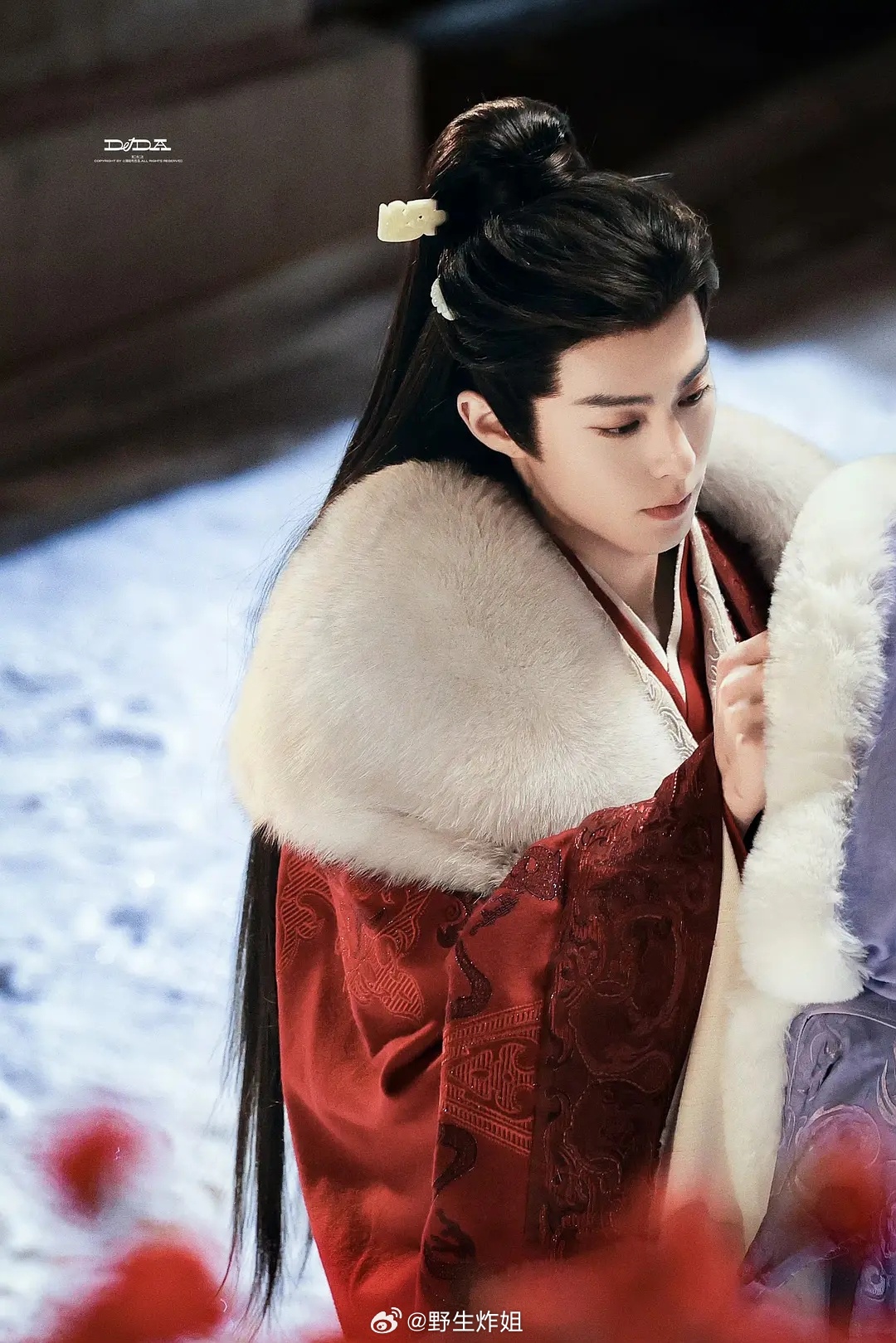 王鹤棣《将门毒后》这个红衣路透是不是有点太美了 
