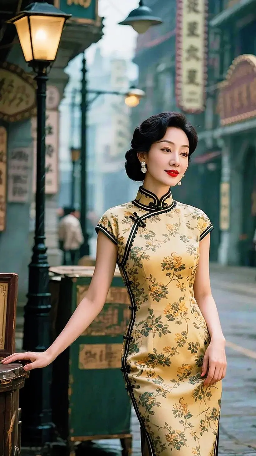 AI旧巷旗袍照 ai创作 伙伴计划广告分成玩法达人