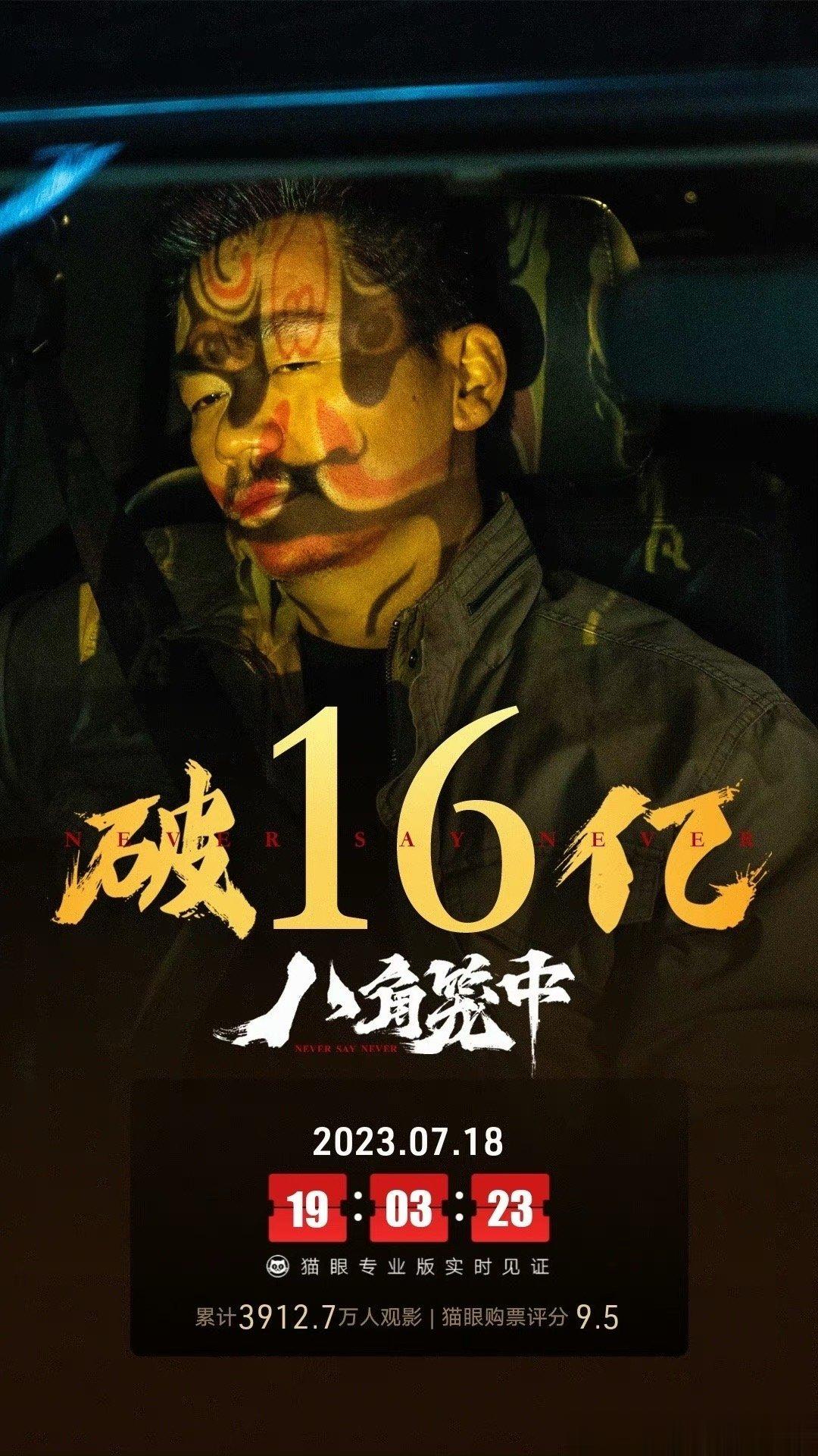 #八角笼中票房破16亿# 真的很厉害！《八角笼中》票房破16亿！ ​​​