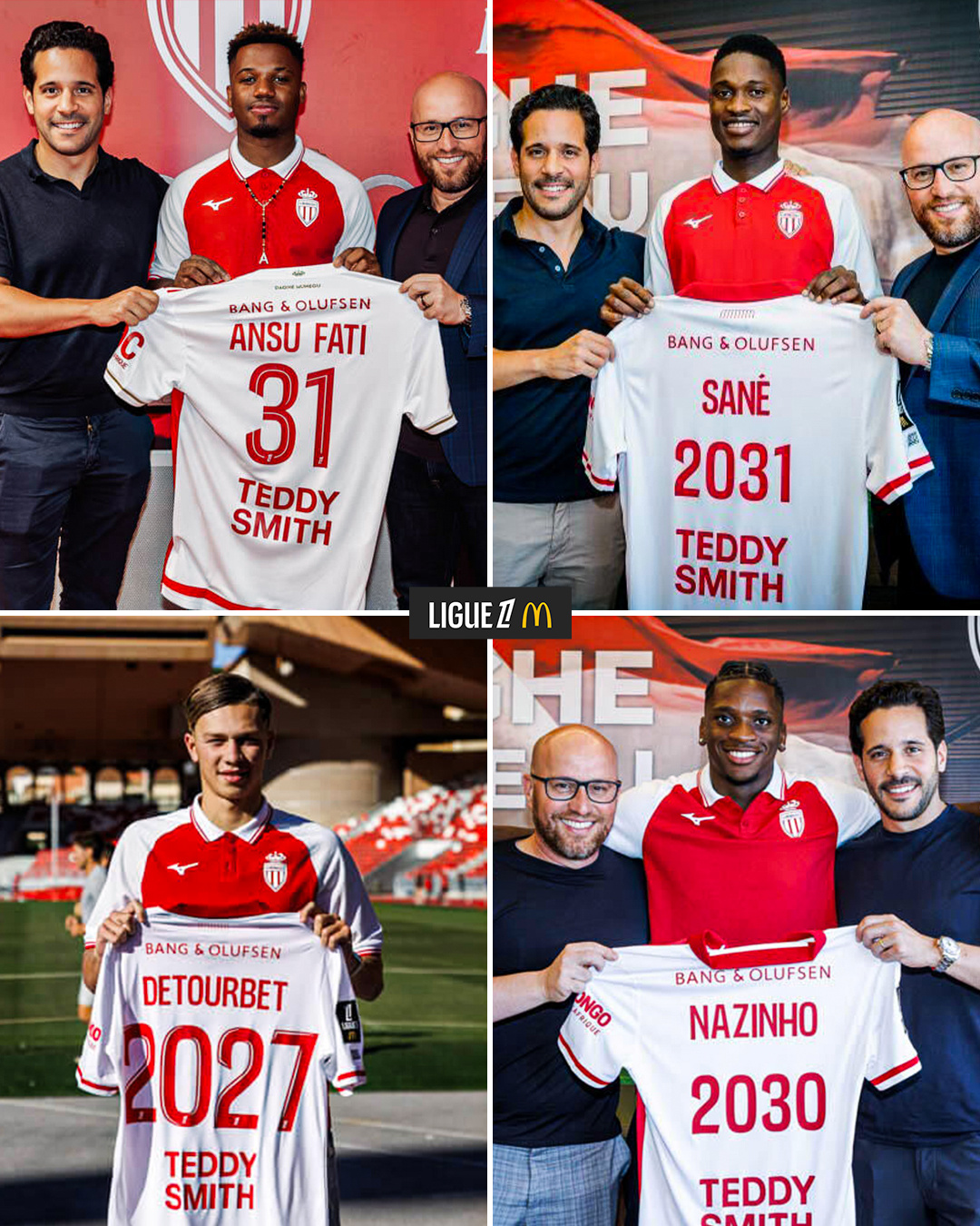 🔥🔴⚪️ 摩纳哥的四笔夏窗签约非常疯狂！法甲联赛法甲世界杯从法甲走向世界杯