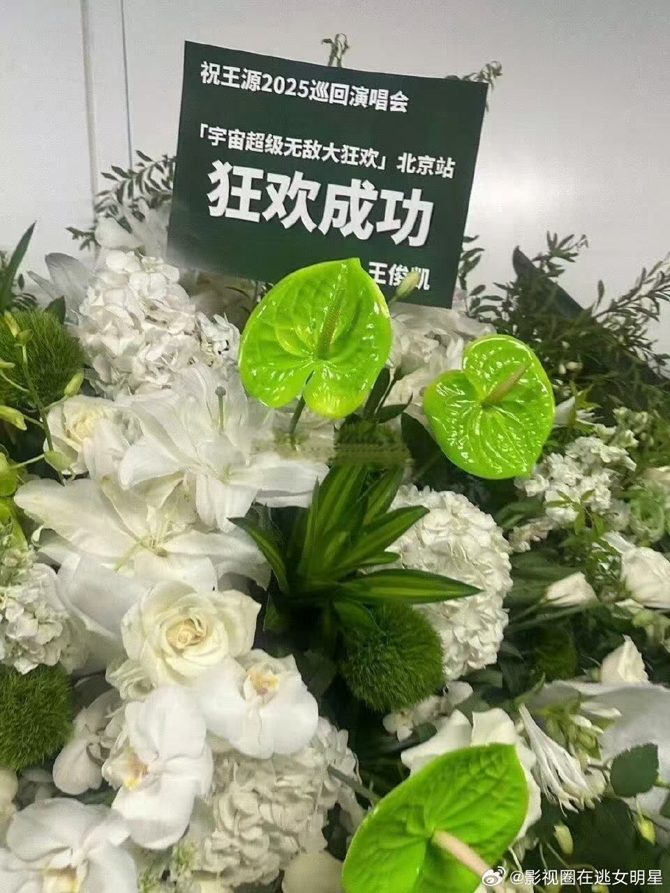 王俊凯易烊千玺给王源北京鸟巢演唱会送花篮 ​​​要一起把梦做到最盛大！！！王俊凯