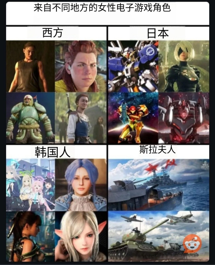 各有特色 