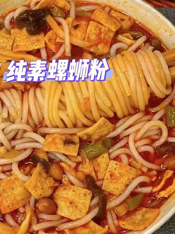 纯素螺蛳粉的天花板！酸辣鲜爽好吃不臭