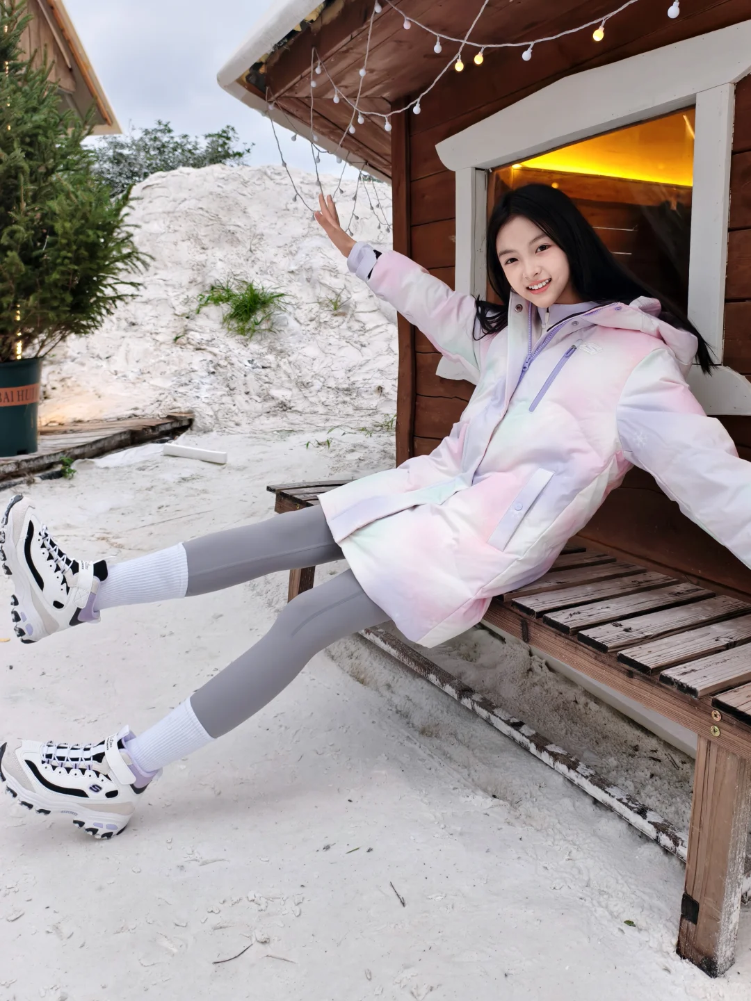 甜美暴击😻解锁小孩姐的秋冬穿搭✨