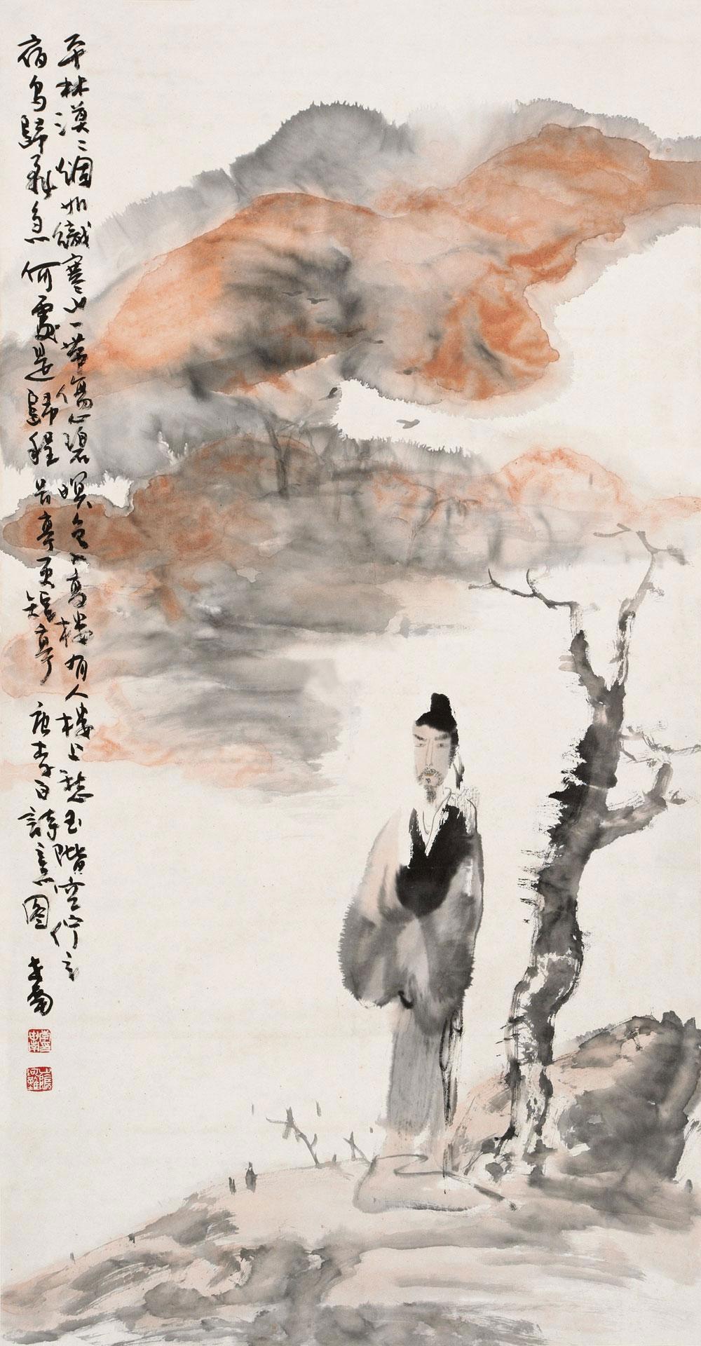 上联：漠漠孤烟春色锁
下联：[玫瑰]

网络图片/诚谢侵删