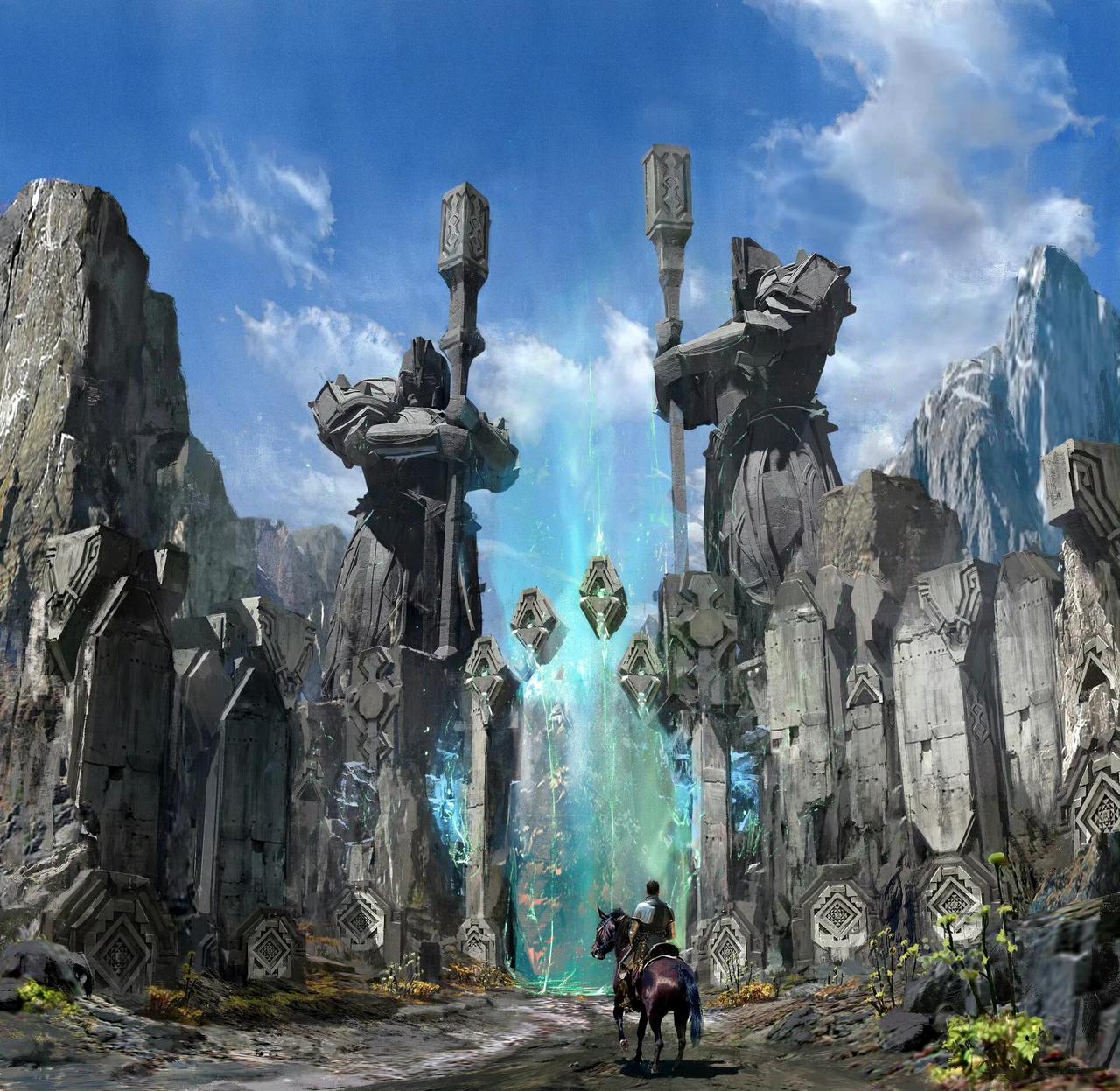 韩国概念艺术家Hyunwook Jeon的玄幻插画作品