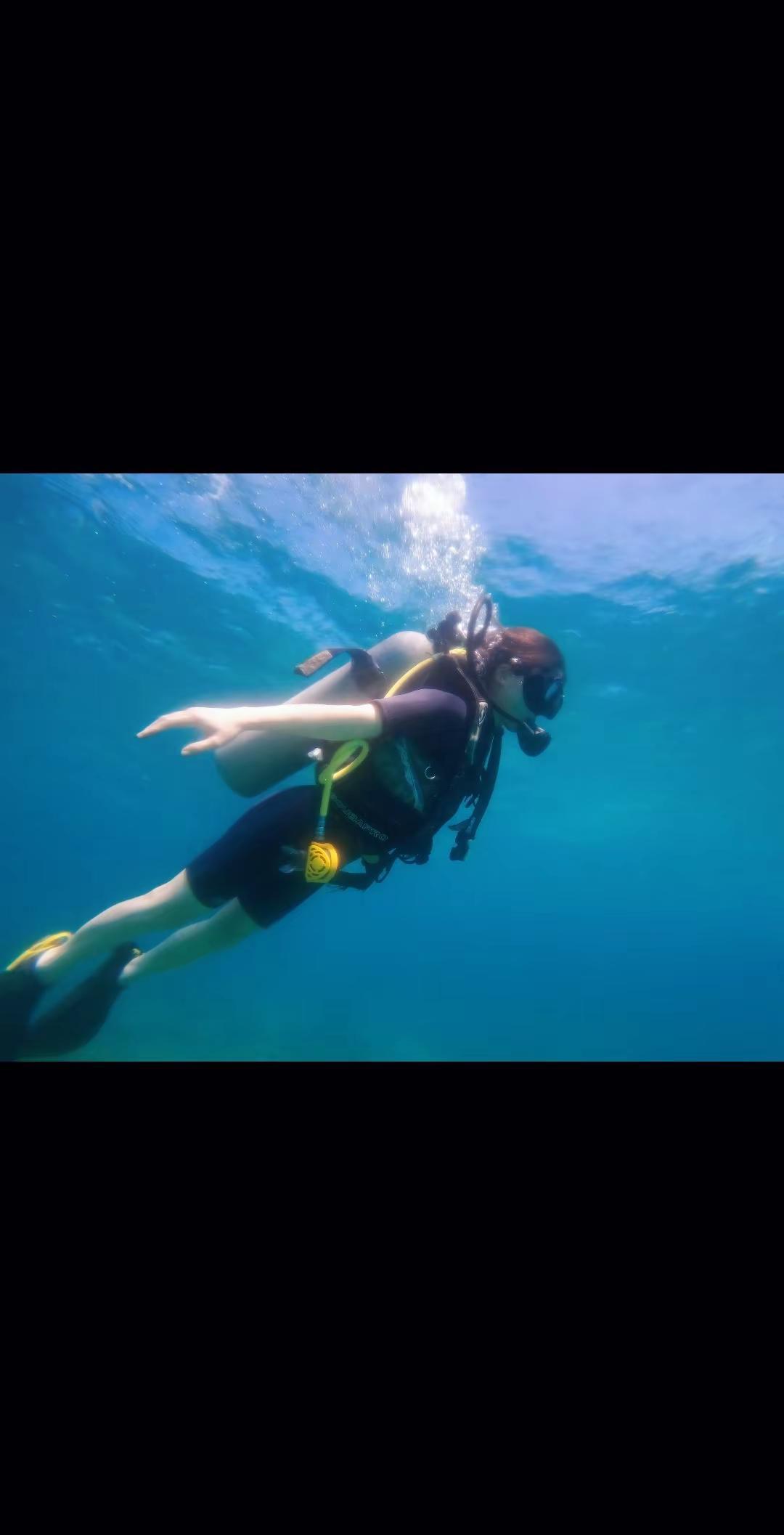 不禁感叹 人是越长大越勇敢 这么恐水的人……旧照片新回忆 潜水 普吉岛