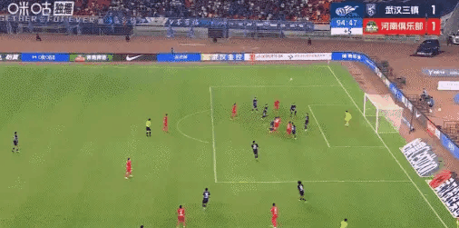 武汉三镇1-1河南，古斯塔沃第95分钟压哨绝平，这个进球拯救了河南队，也拯救了天