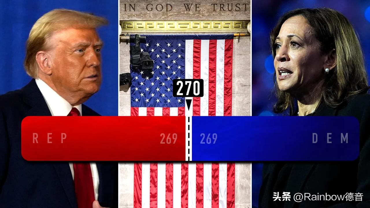 美国大选如果出现平局怎么办？美国大选即将到来，副总统贺锦丽和特朗普在民调中势均力