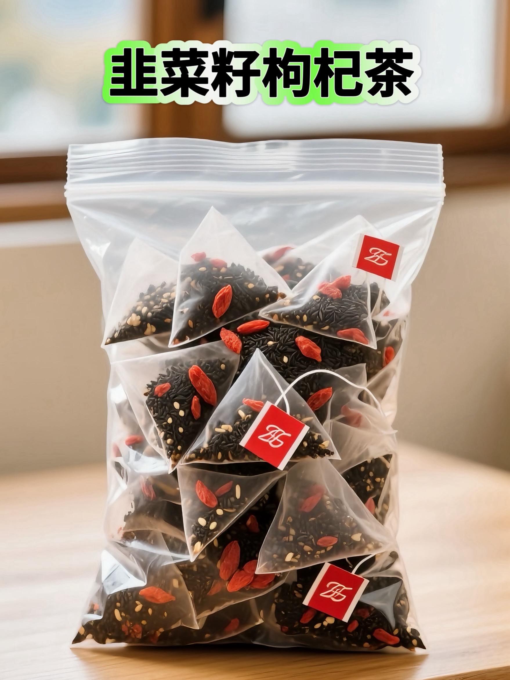 每天一杯你知道会怎样吗？家人们，今天咱来唠唠这韭菜籽枸杞茶！咱这精选农...