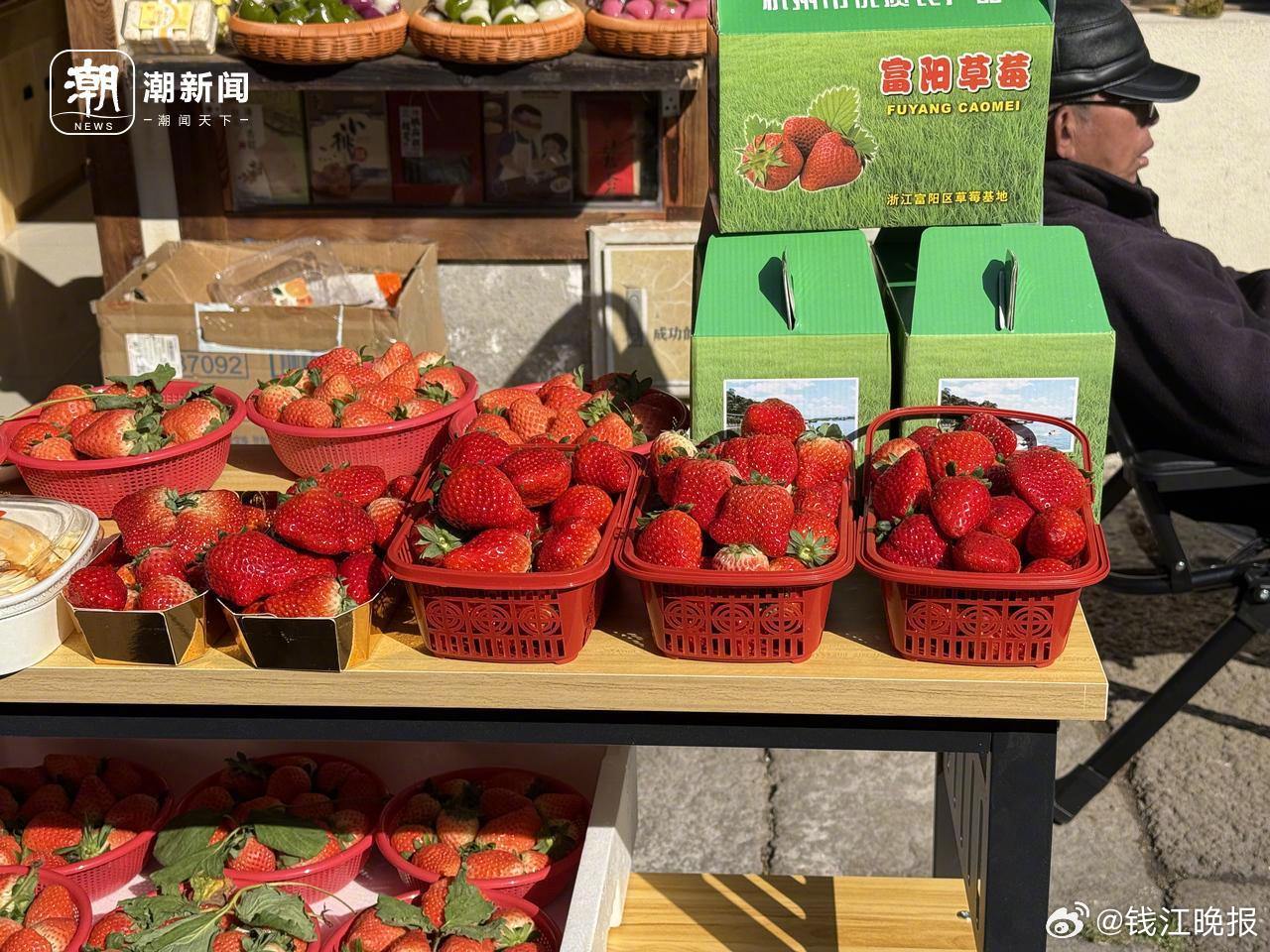 【#草莓减产50元1斤起步#】2026年伊始，浙江冬日水果市场上演“反常戏码”：