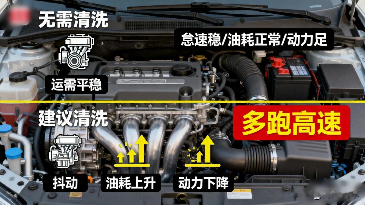 保养时师傅说发动机积碳严重，要清洗？别急着做，先搞清楚这几点！

只要烧油，就有