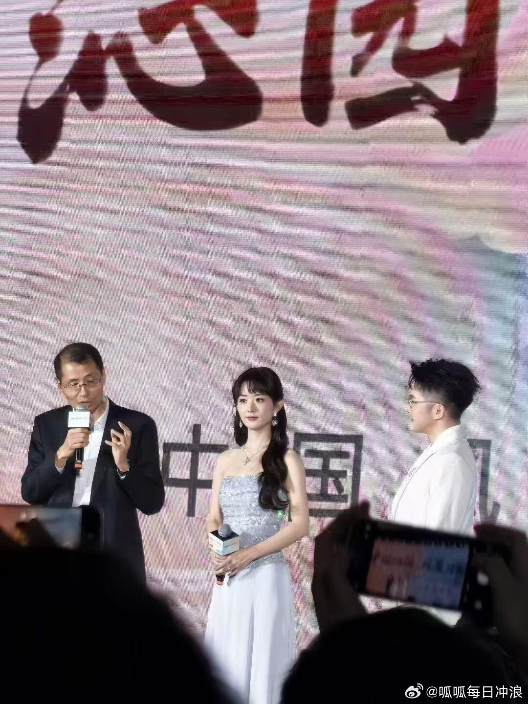 赵丽颖、杨幂今天线下活动生图，都是路人拍摄的生图，来看看85top花状态如何