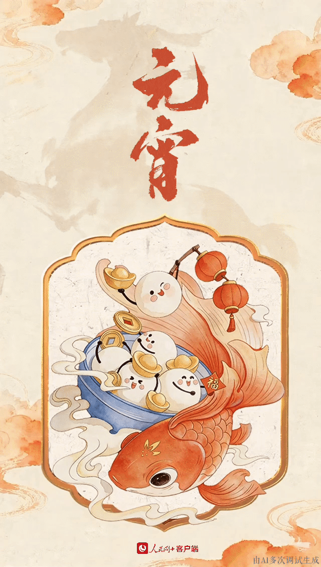 元宵节各位阖家幸福，元宵节快乐