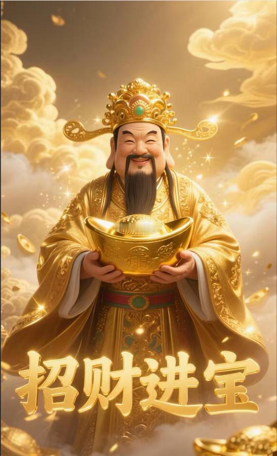 财神到🙏，纳五路金银入宅院，扫清职场小人是非，留住贵人相助财缘。月月薪资高升，
