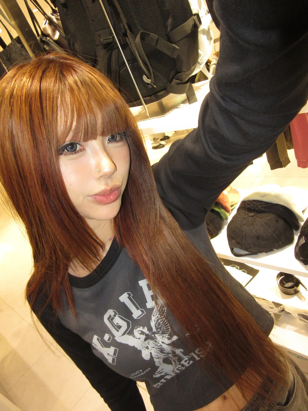 自己买染发剂染之头