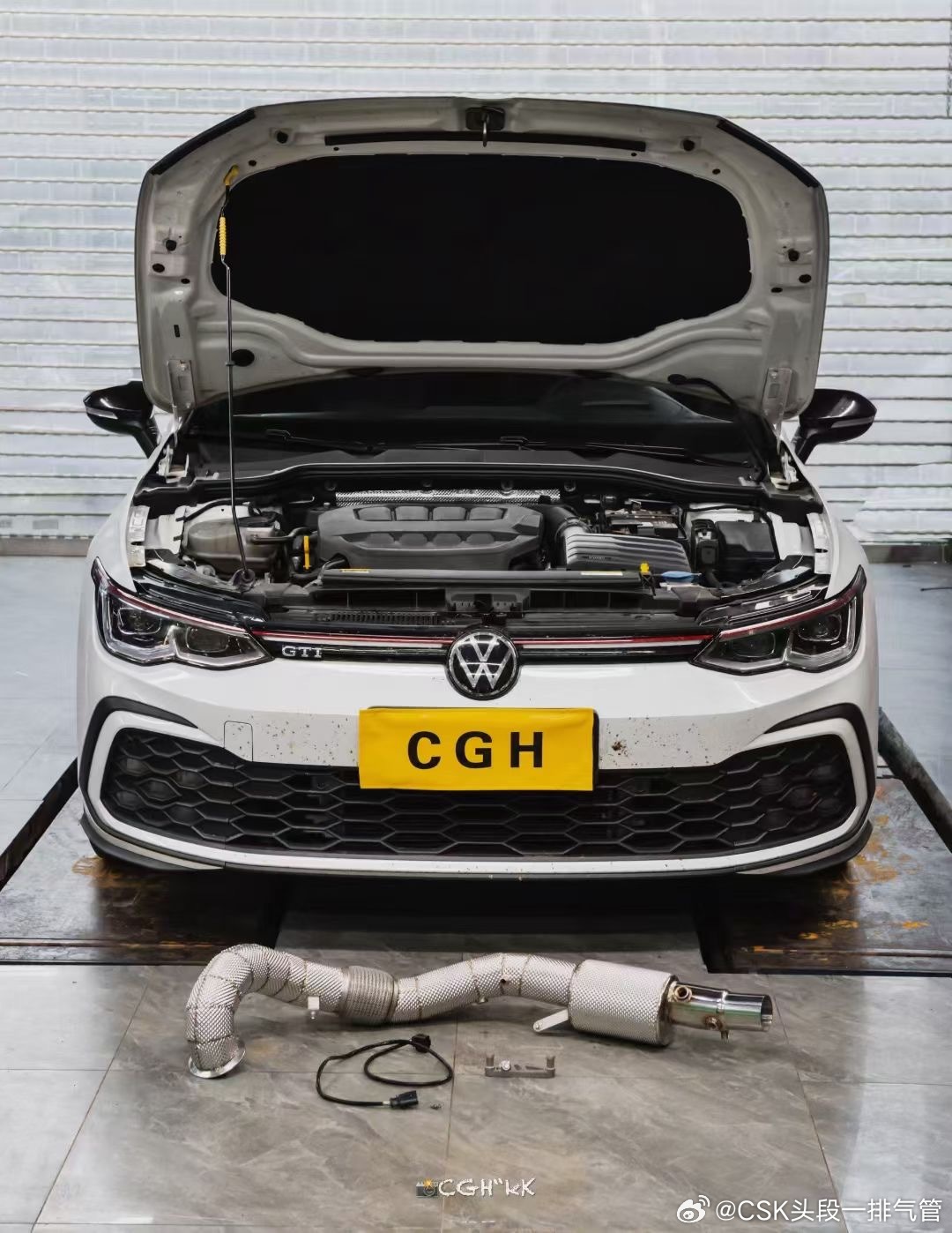 大众 高尔夫 8 GTi  升级CSK隔热头段200目 套件🚧…… ​​​