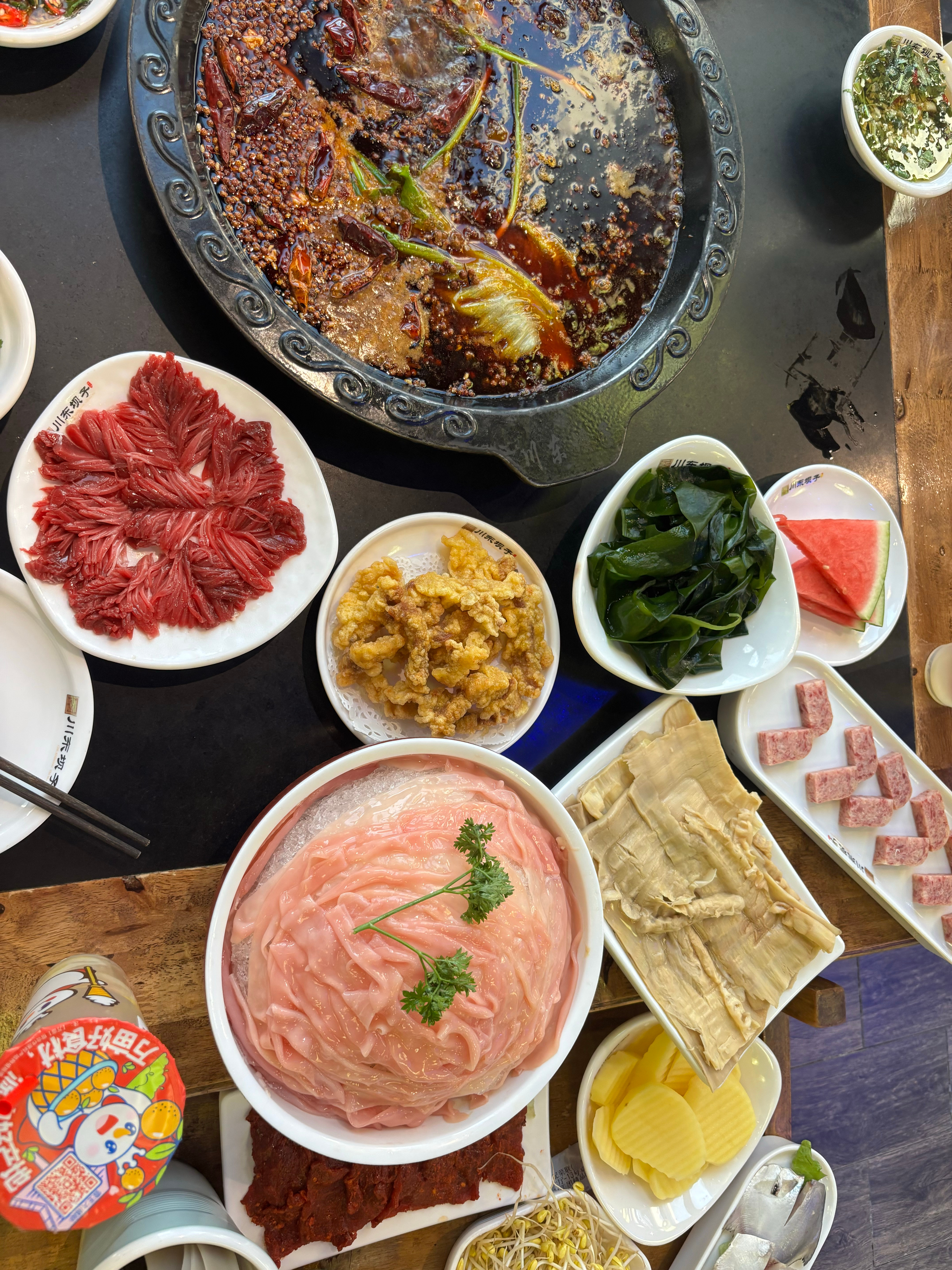 吃火锅不